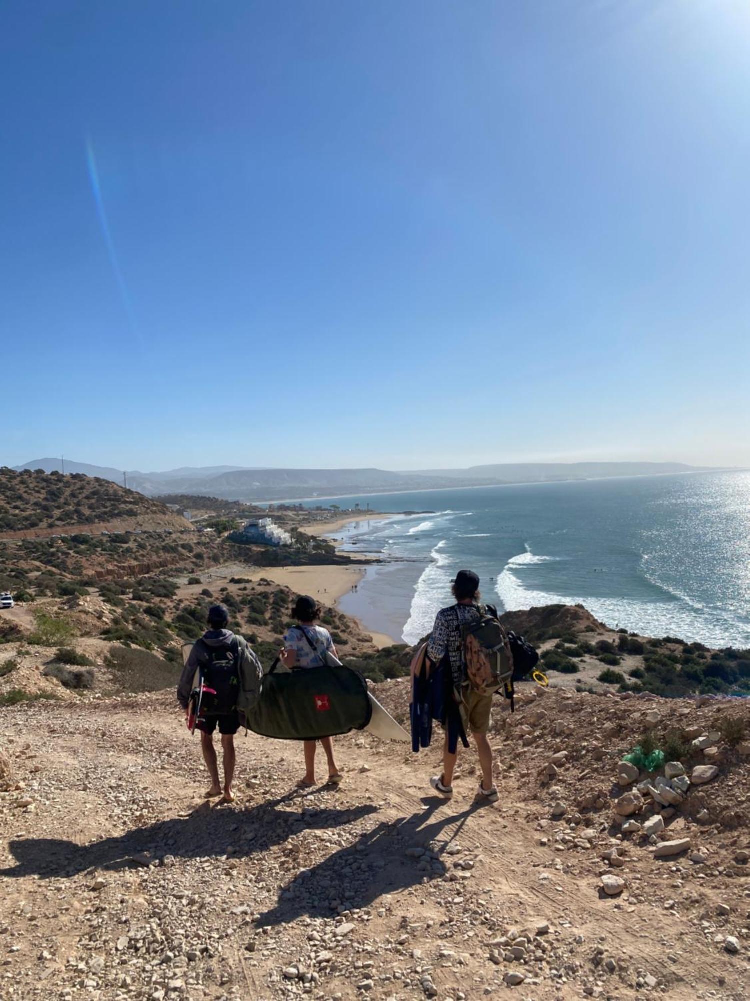 Red Carpet Surf Camp Sea, Mountain & Garden Escape 호텔 Tamraght 외부 사진
